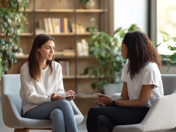 Supportive therapy session at Innermind Psychiatry Long Island